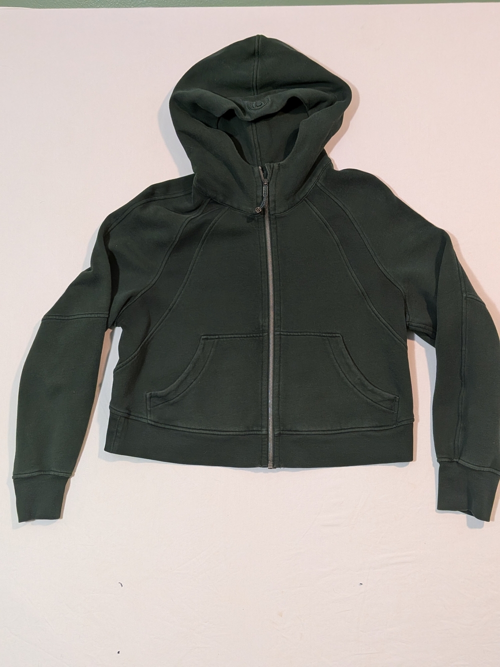 Lululemon Green Oversized Scuba Zip-Up Hoodie Jacket M/L